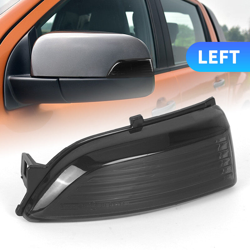2x Rearview Mirror Turn Signal Light Lens for Ford Everest 15-19 Ranger T6 12-19