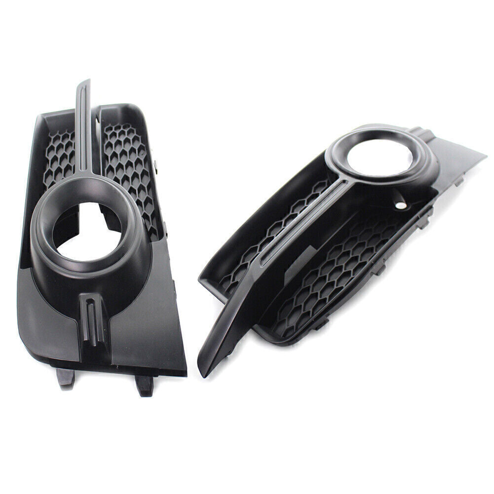 Honeycomb Front Bumper Fog Light Grille for AUDI A1 8X 2011-2014 S-Line Black cl