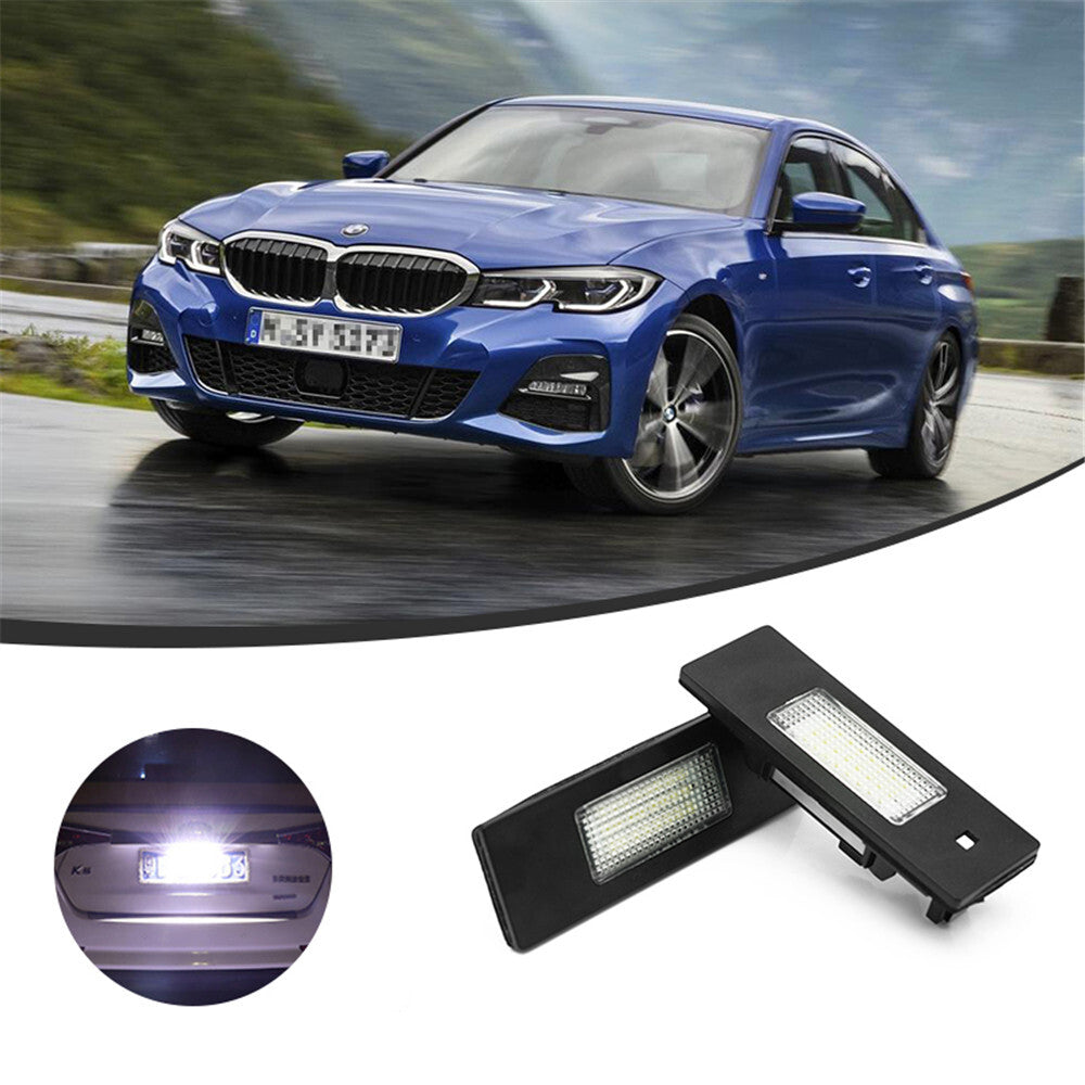 Rear LED Number License Plate Light Lamps for BMW 1Series 04-12 6Series 2004-10