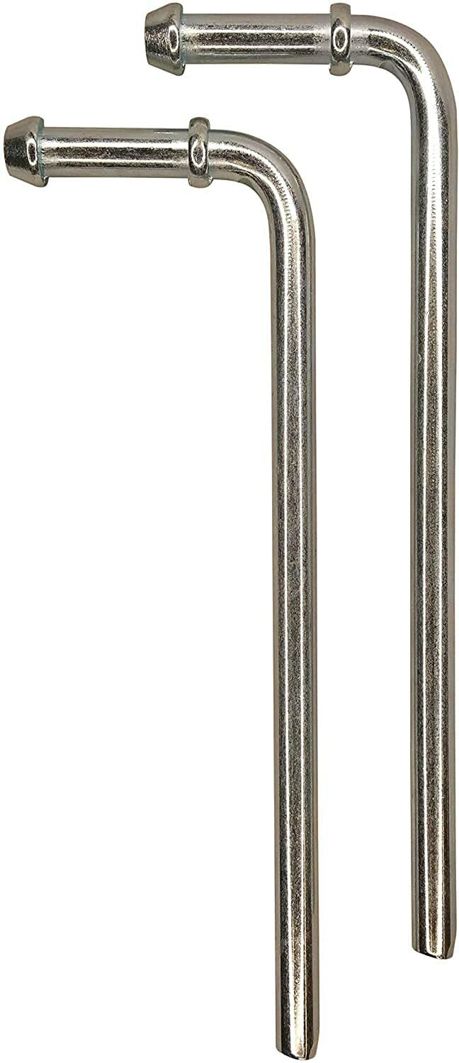 2x 200mm 90¡ã Universal Weld on Exhaust Hanger Rod Exhaust Hanger ROD3/8 Car
