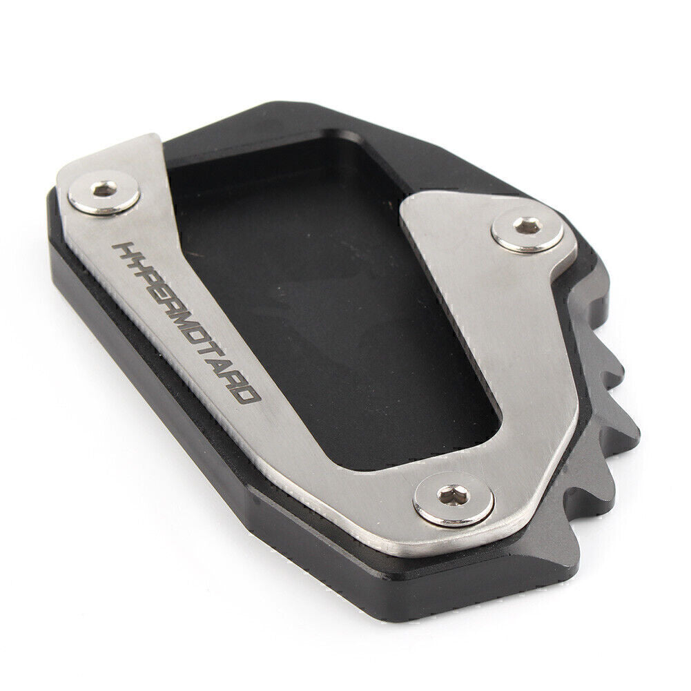 Seitenst?nder Erweiterung Schwarz f¨¹r for Ducati Hypermotard / Hyperstrada 821 13-17