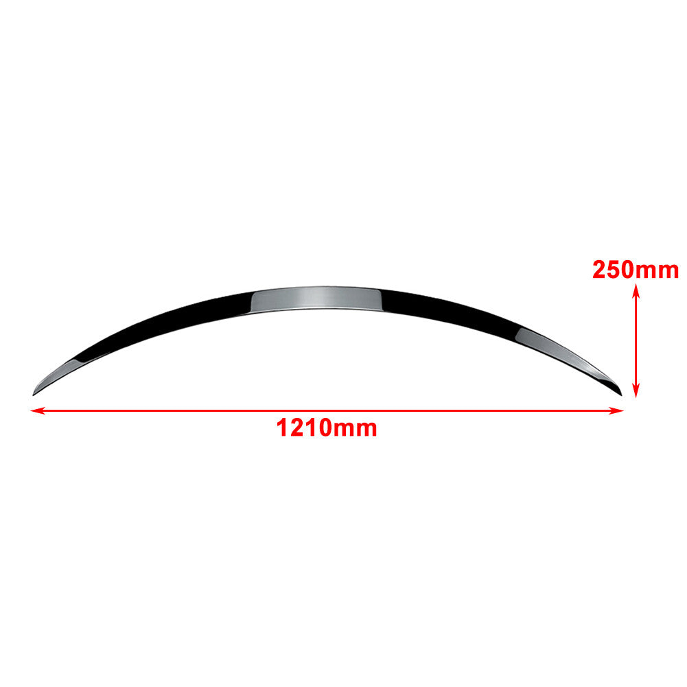 Rear Trunk Spoiler Wing ABS for Tesla for Model Y 20-23 Glossy Carbon Fiber Black
