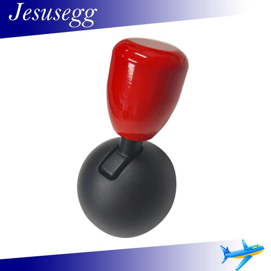 Car Push to Start Button Rocker Full Metal Ball-bar Starter Cover Metal Red