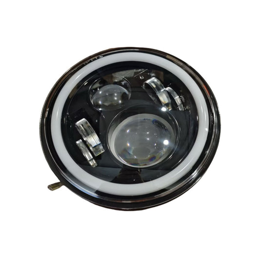 Round LED Headlight Turn Lamp Halo Angel Eye Fit For 1997-2015 for Jeep for Wrangler