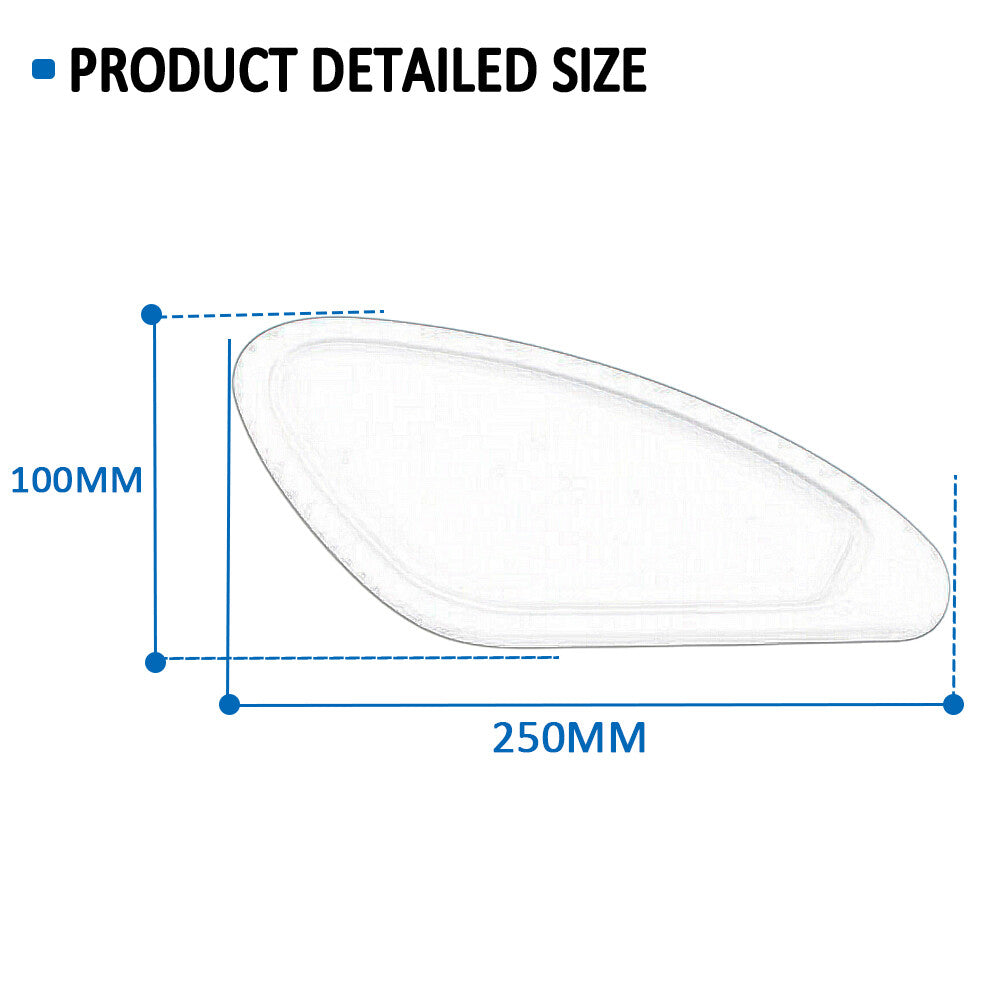 Motorcycle Retro Rubber Protector Sheath Tank Decal Pad For Rocket 3R Rocket 3GT
