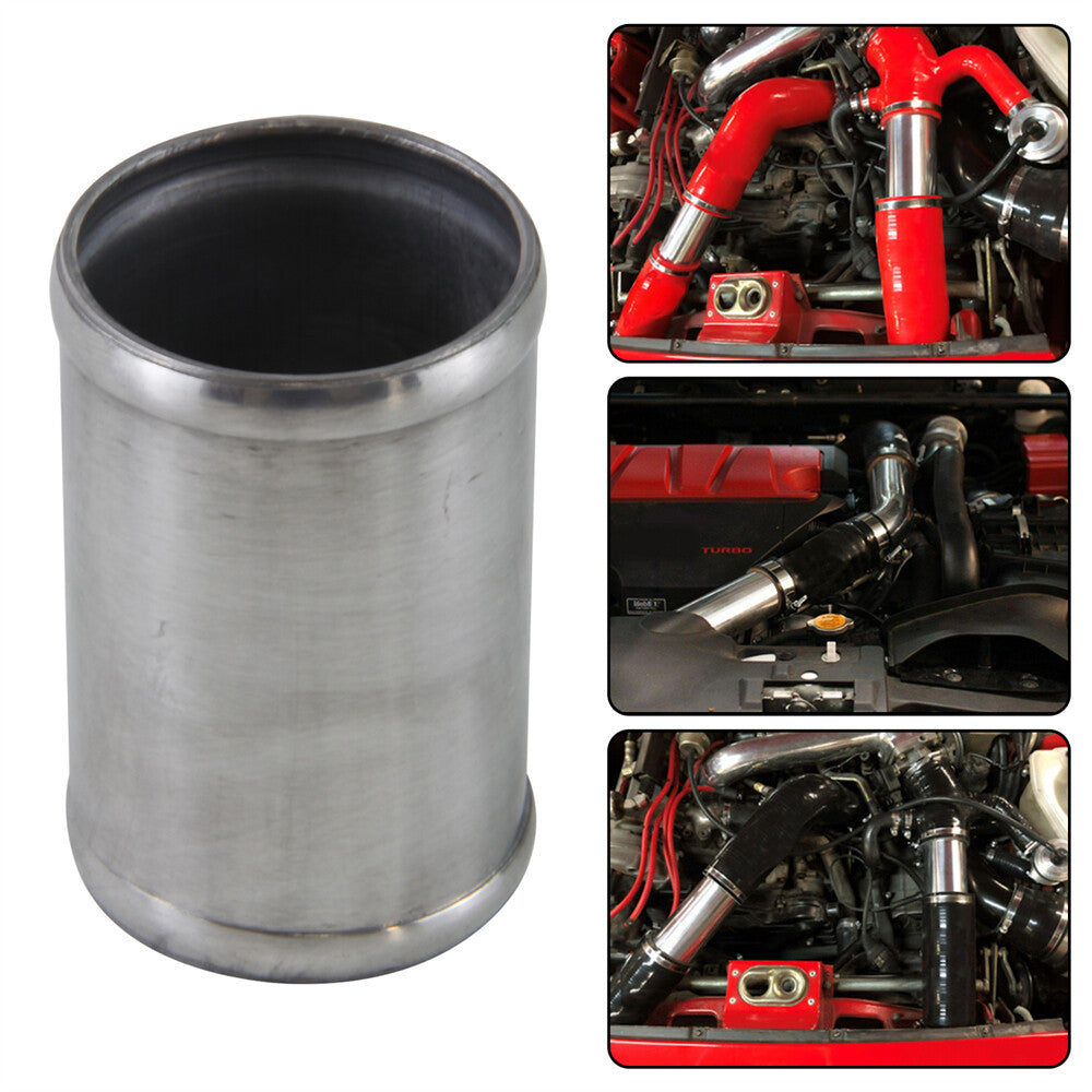 Aluminum Hose Adapter Tube Joiner Pipe Coupler Connector 48mm 1.89 L=76mm
