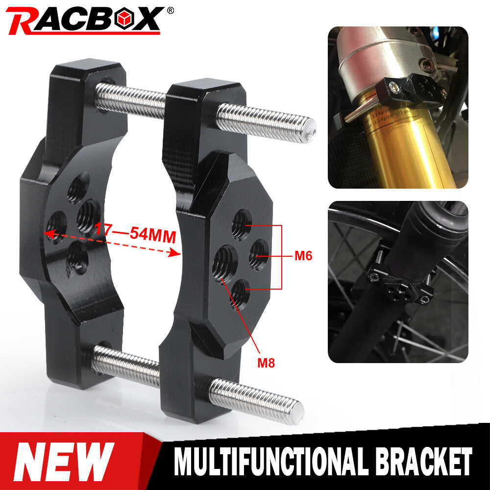 Motorcycle Headlight Spot Light Turn Signals Holder Mount Bracket Fork Clamp