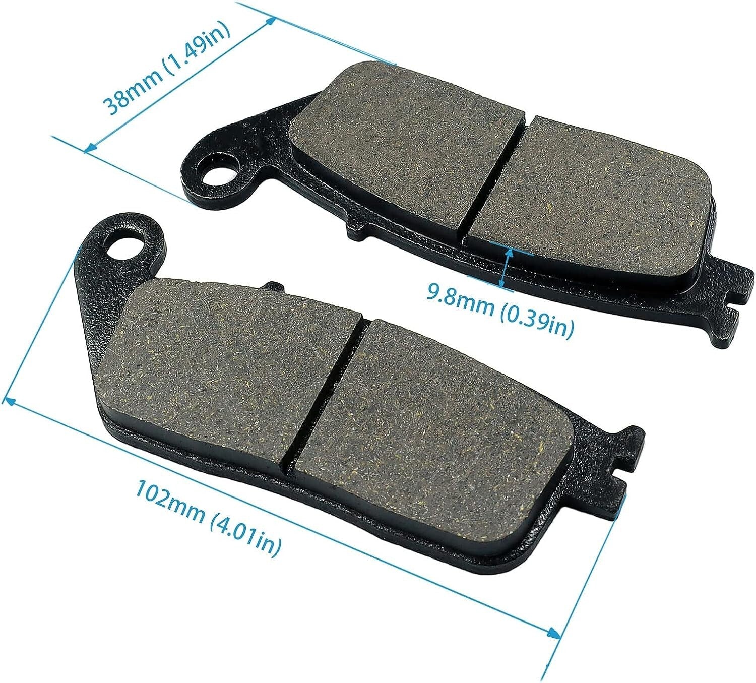 Front Rear Brake Pads Front Rear for Honda VT1100 C2/C3 VTX 1300 S Retro/C/R/T