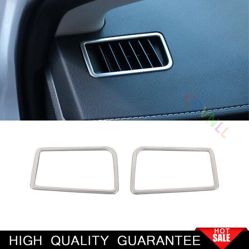 for Lexus NX200t 300h 2015-2021 Silver Steel Dashboard LR Air Outlet Vent Trim