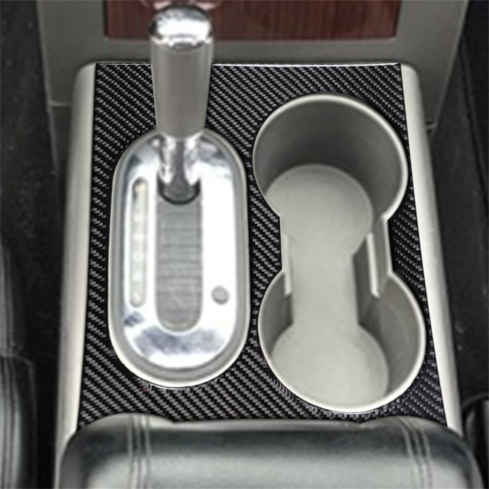 Carbon Fiber Center Console Gear Shift Panel Trim Fit for Ford F-150 FX4 2004-08