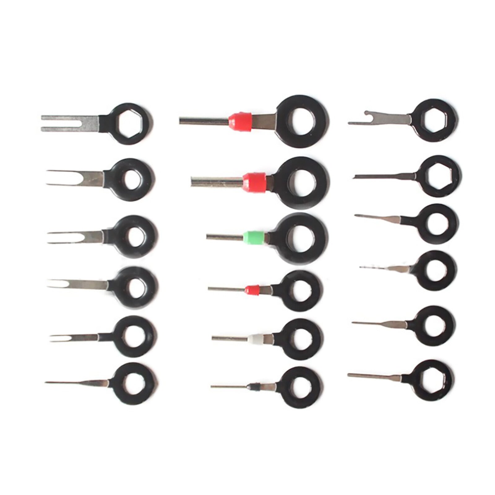 18 Pack Aluminum Motorcycle Wire Terminal Removal Tool Wiring Pin Puller B