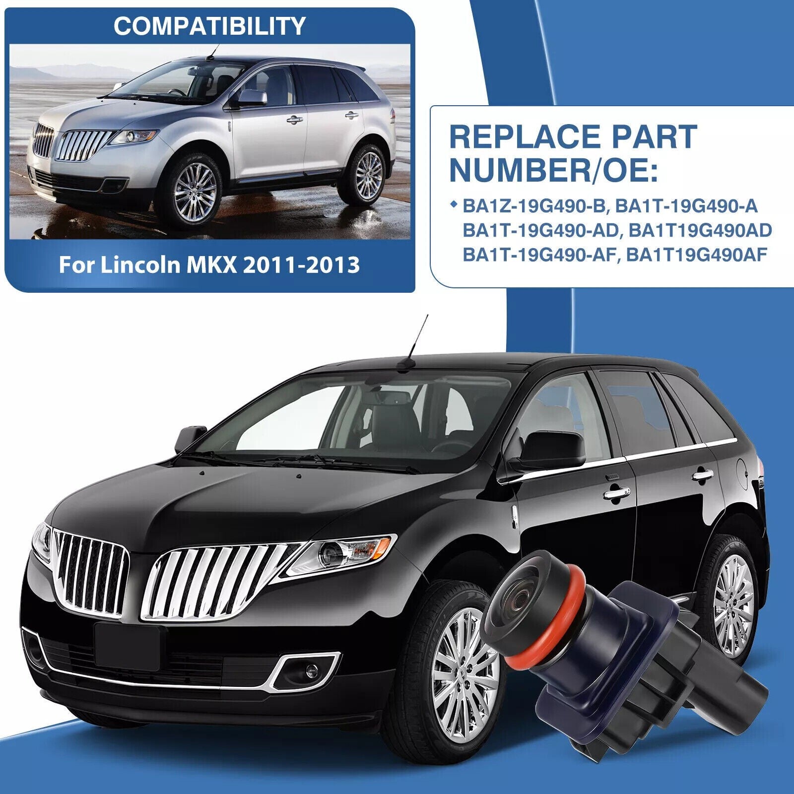 Rear View Back Up Parking Camera for Lincoln MKX 2011 2012 BA1Z-19G490-B US KY