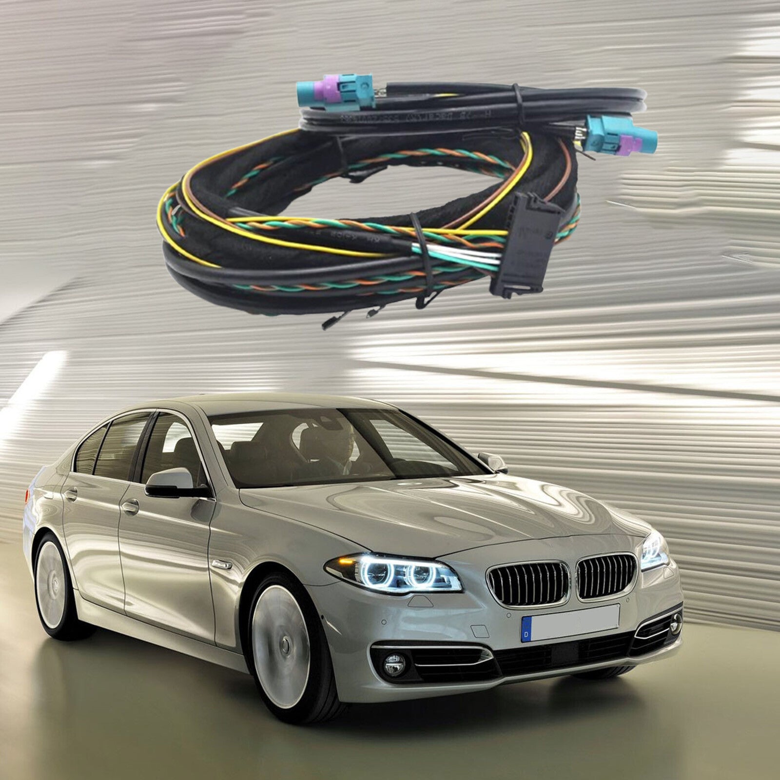 Reverse backup camera retrofit cable for BMW F10 F07 F01 F20 F30 31 TRSVC