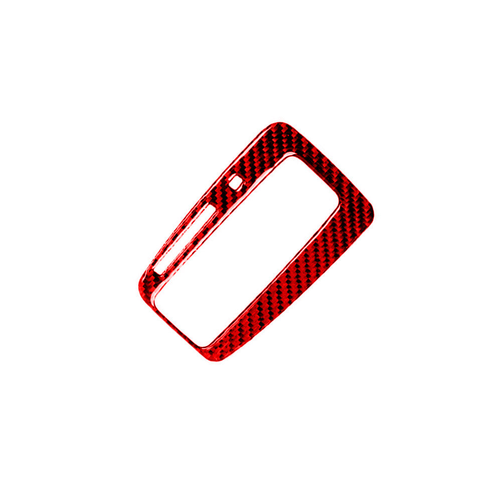 Red Carbon Fiber Automatic Transmission Panel Trim for Honda CRV CR-V 2012-2016