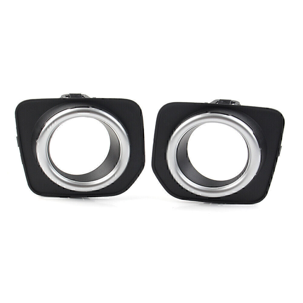 Pair Front Bumper Fog Lamp Bezel Cover Trim for Land Rover LR4 2014-16 LR051335