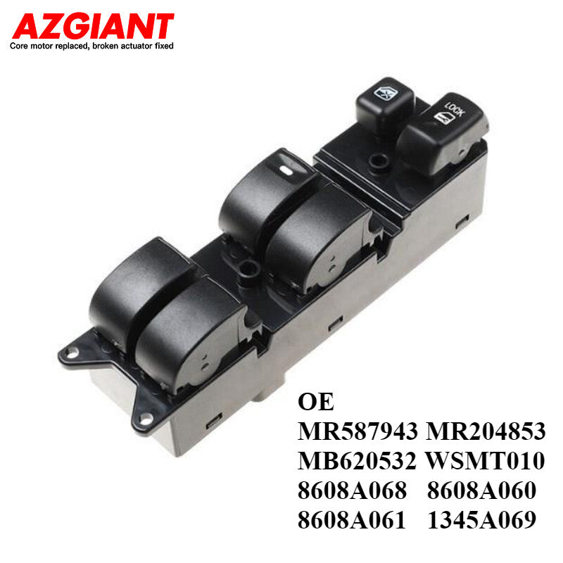The front left drive side power window switch is suitable for 2005 for Mitsubishi Montero