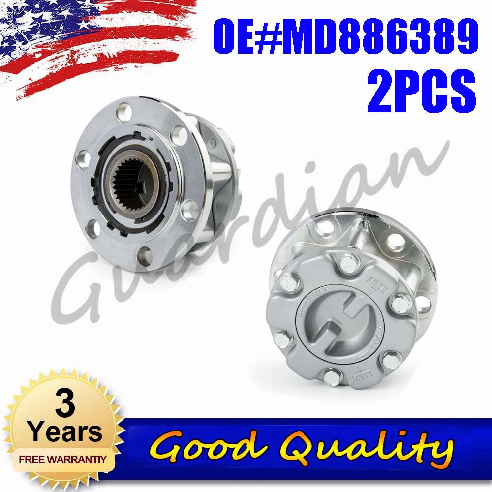2x Wheel Bearing Hub Lock MD886389 for Mitsubishi L200 4x4 Pajero Montero