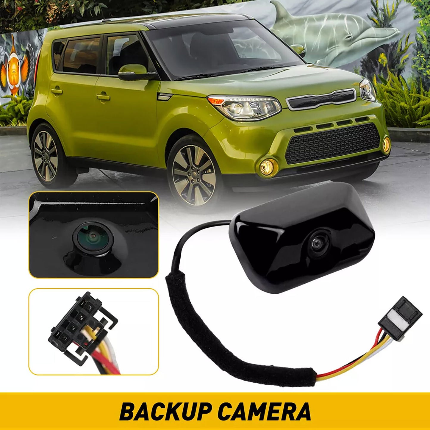Rear View-Backup Camera for Kia Soul 2010-2013 95760-2K101 957602K1013D