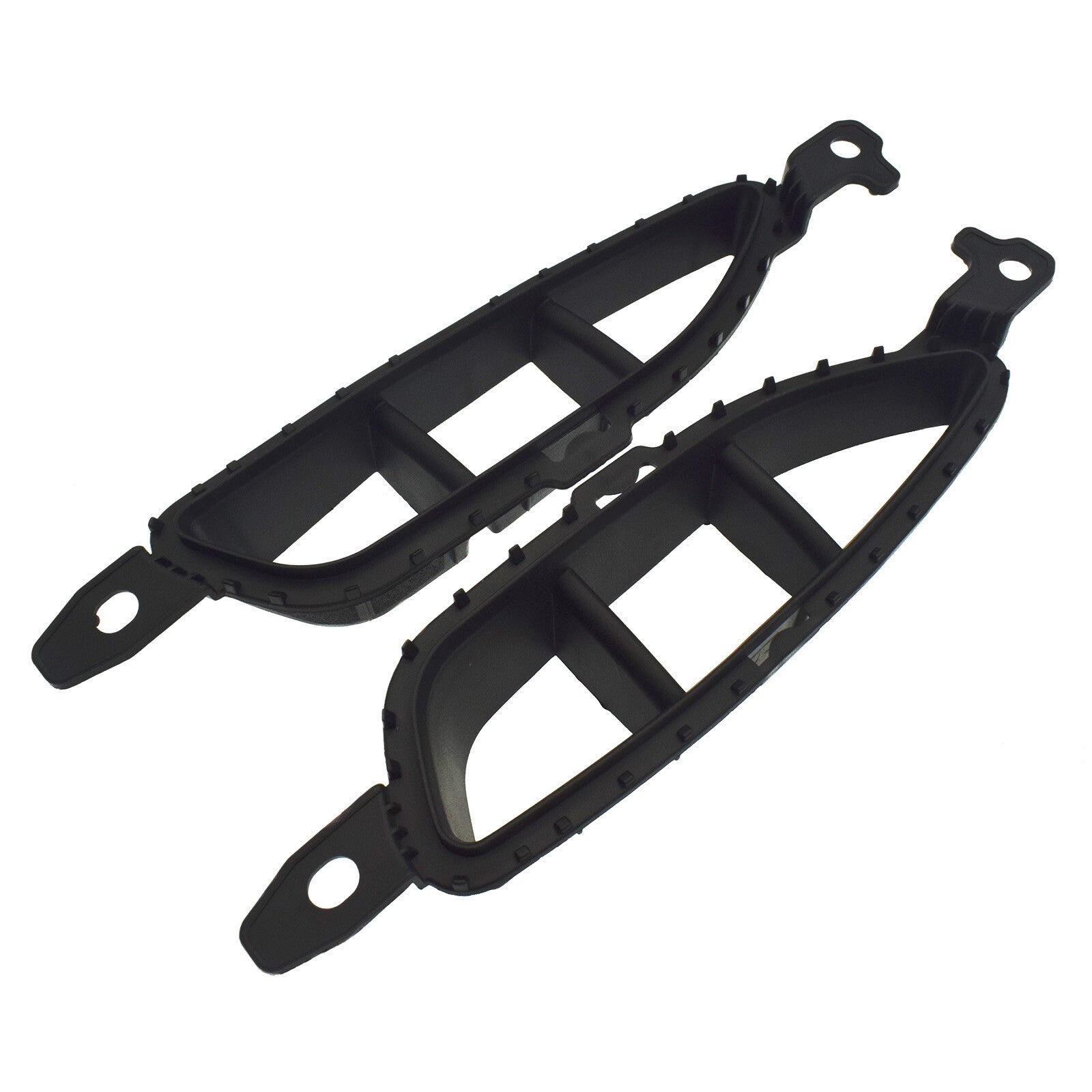 A pair of left and right side duct air curtain bumper trims for the for Kia Forte5 2017-2018.