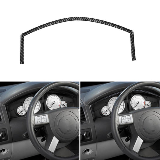 Carbon Fiber Speedmeter Surround Cover Trim Fit for Chrysler 300 2005-2007