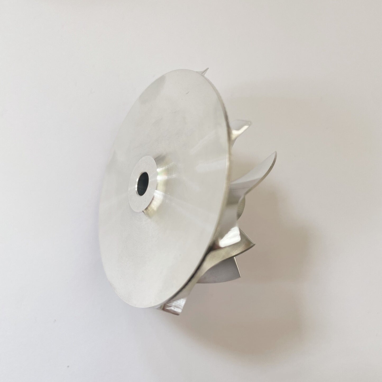 GT15-25 39.86/50.96 mm 4+4 Blade Turbine Aluminum 2618/Bill Compressor Wheel