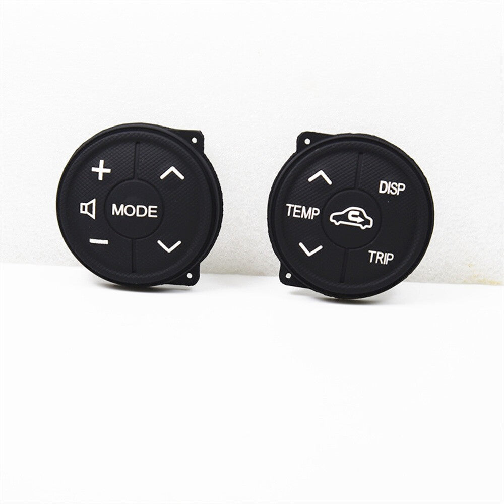 2x Steering Wheel Control Rubber Button Cushion for Toyota Prius/Prius C 2011-14