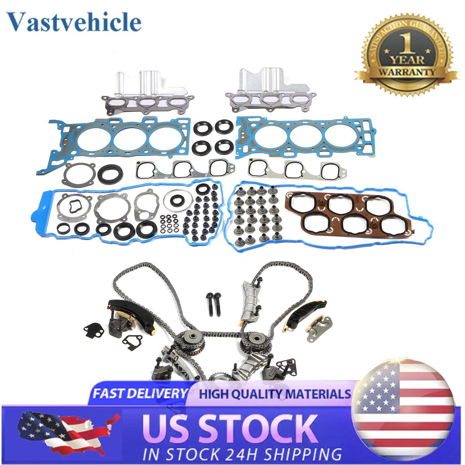 Timing Chain Kit  Head Gasket Set For 2008 for Buick Enclave for GMC Acadia 3.6L