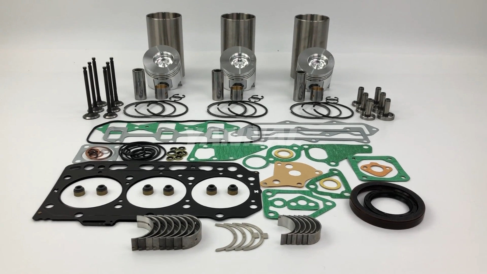 3TNE84 3D84-3 Overhaul and Rebuild Kit Piston Gaskets for Yanmar, Komatsu, and