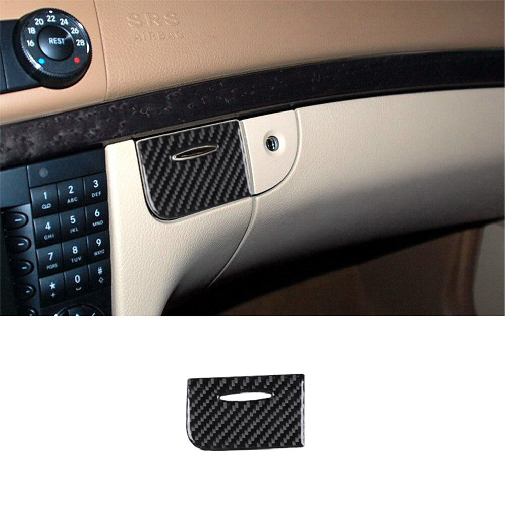 Carbon Fiber Glove Box Handle Trim for Mercedes-Benz E-Class W211 03-09