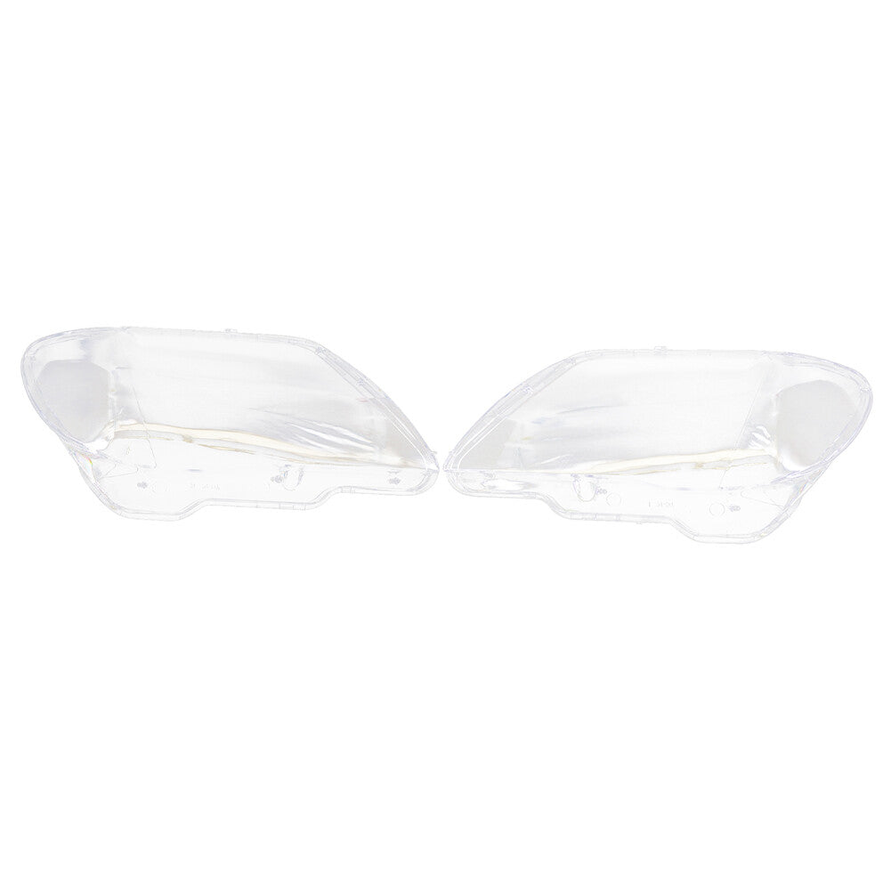 Front Headlight Lamp Shade Cover Pair for BMW 7 Series E65 E66 2005-2008 Clear