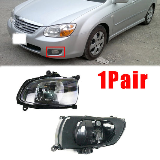 1Pair Front Bumper Lamp fog lamp for KIA CERATO Sedan Spectra 2007-2009 RH+LH