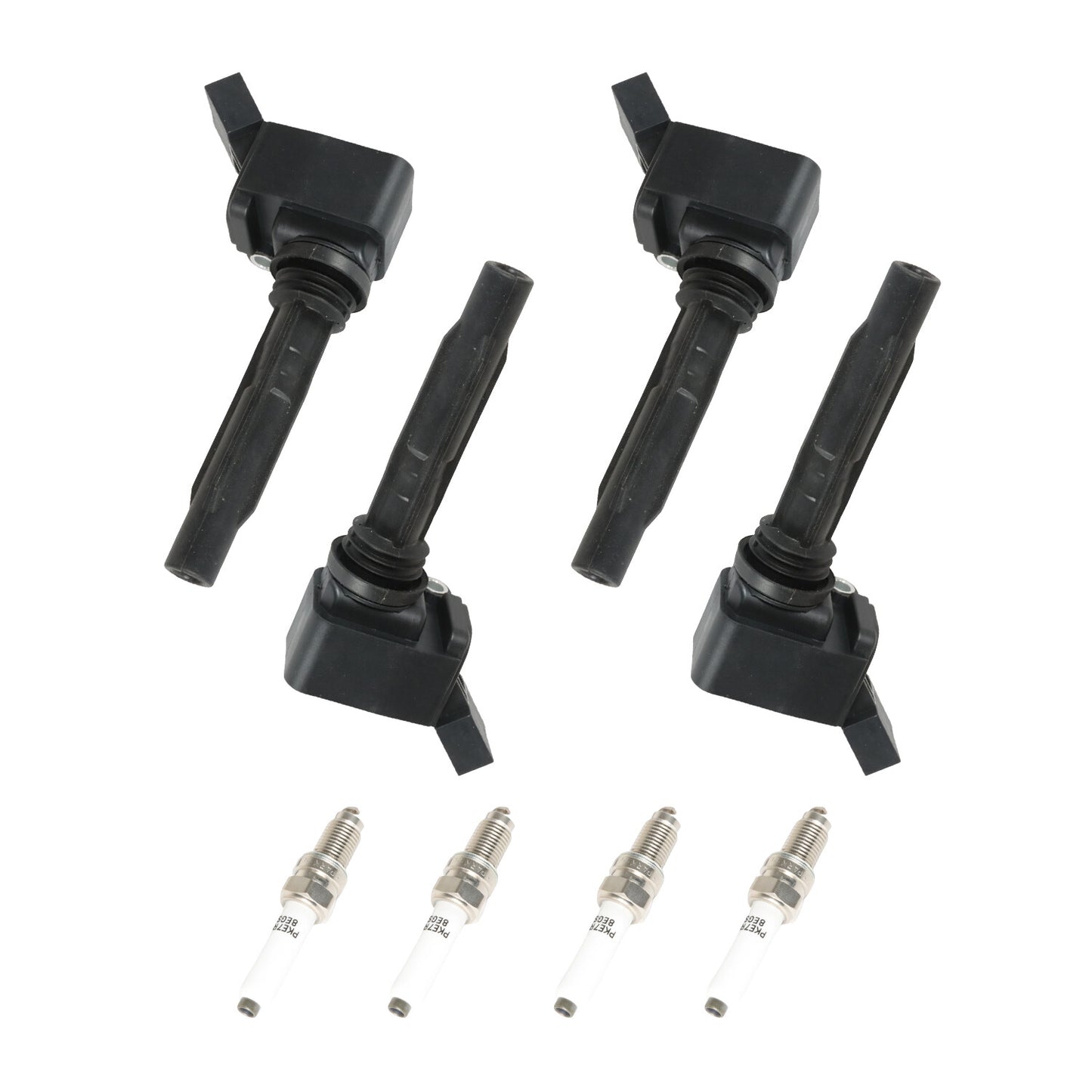 4pcs Ignition Coils  Iridium Spark Plug Kit for VW for Jetta for Audi 2016-2018