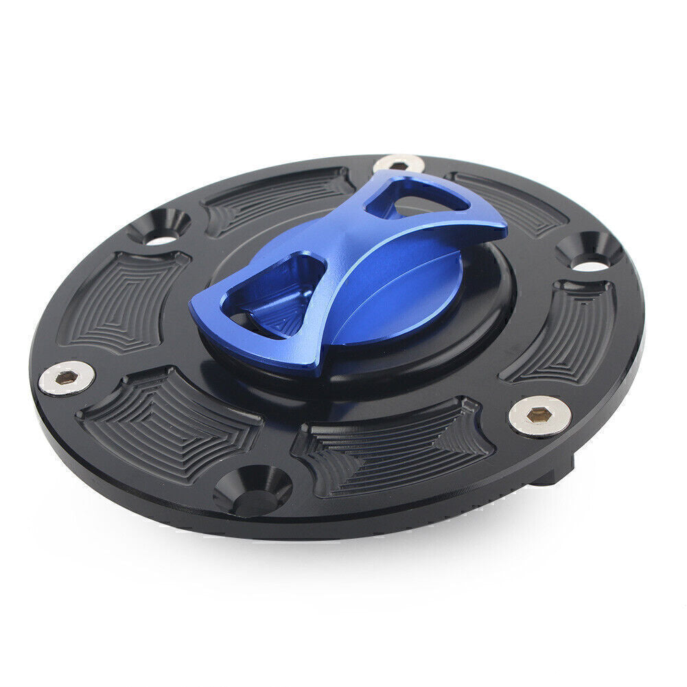 For RS125/RS250 RSV1000 Tiger 800 Fuel Gas Tank Cap Cover Blue UK