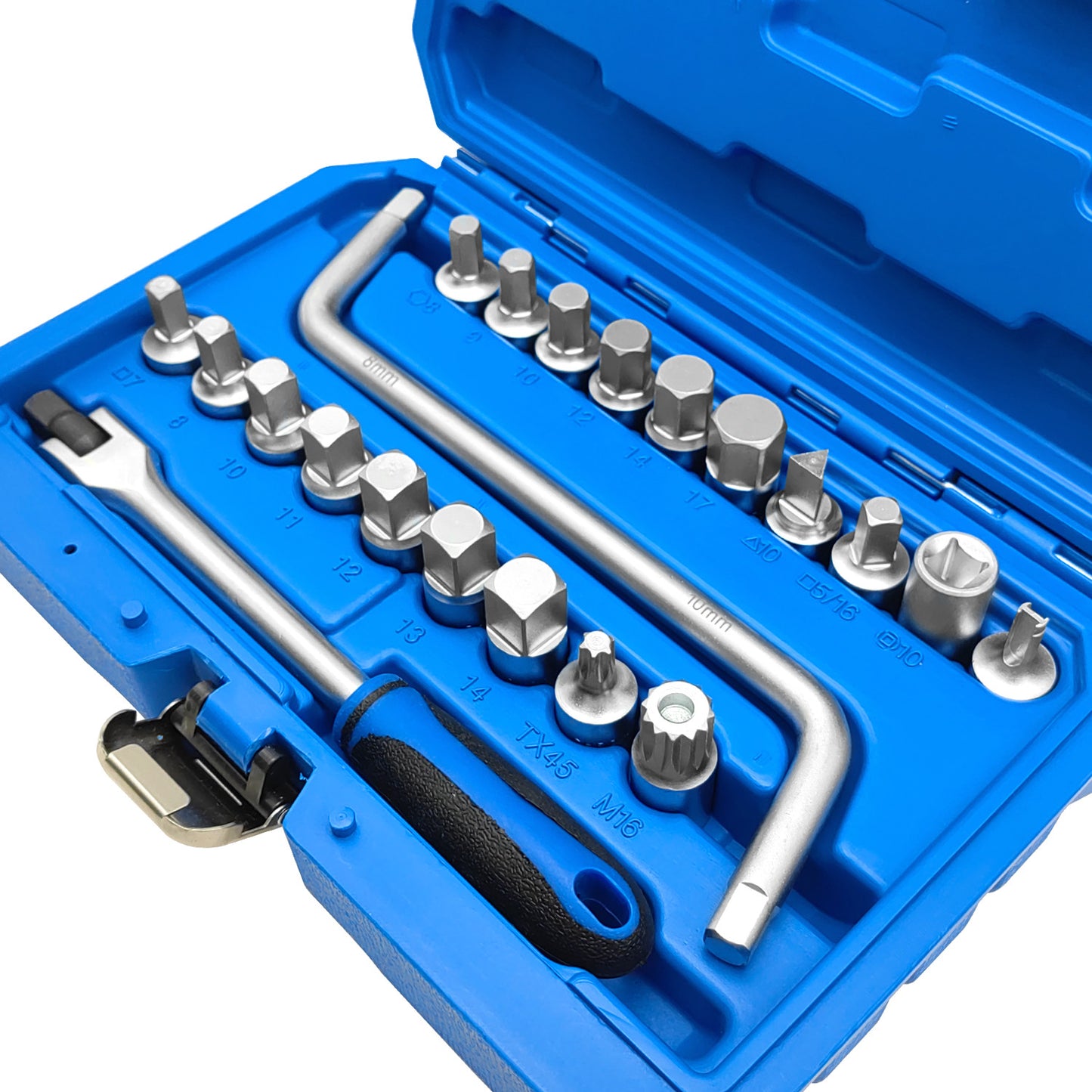 21PCS Car Oil Pan Tool with Screw Transmission Drain and Plug Wrench Fixing Tool