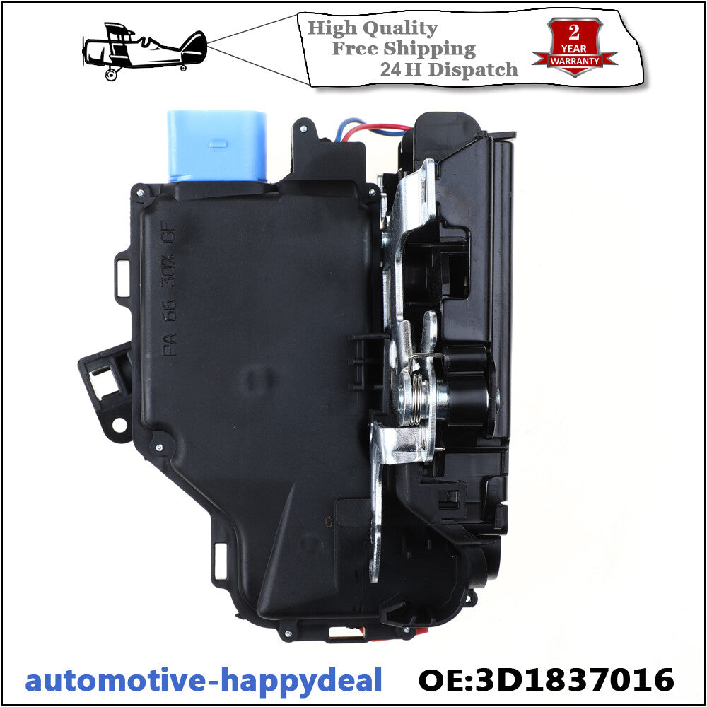 FRONT RIGHT DOOR LOCK ACTUATOR for VW for GOLF CADDY TOURAN TOUAREG 9 PIN CONNECTOR