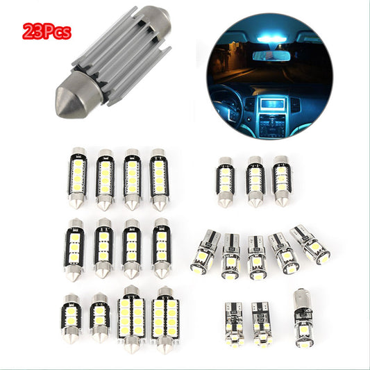 12V Car Interior Dome Map License Trunk License Plate Light Auto LED White Bulbs