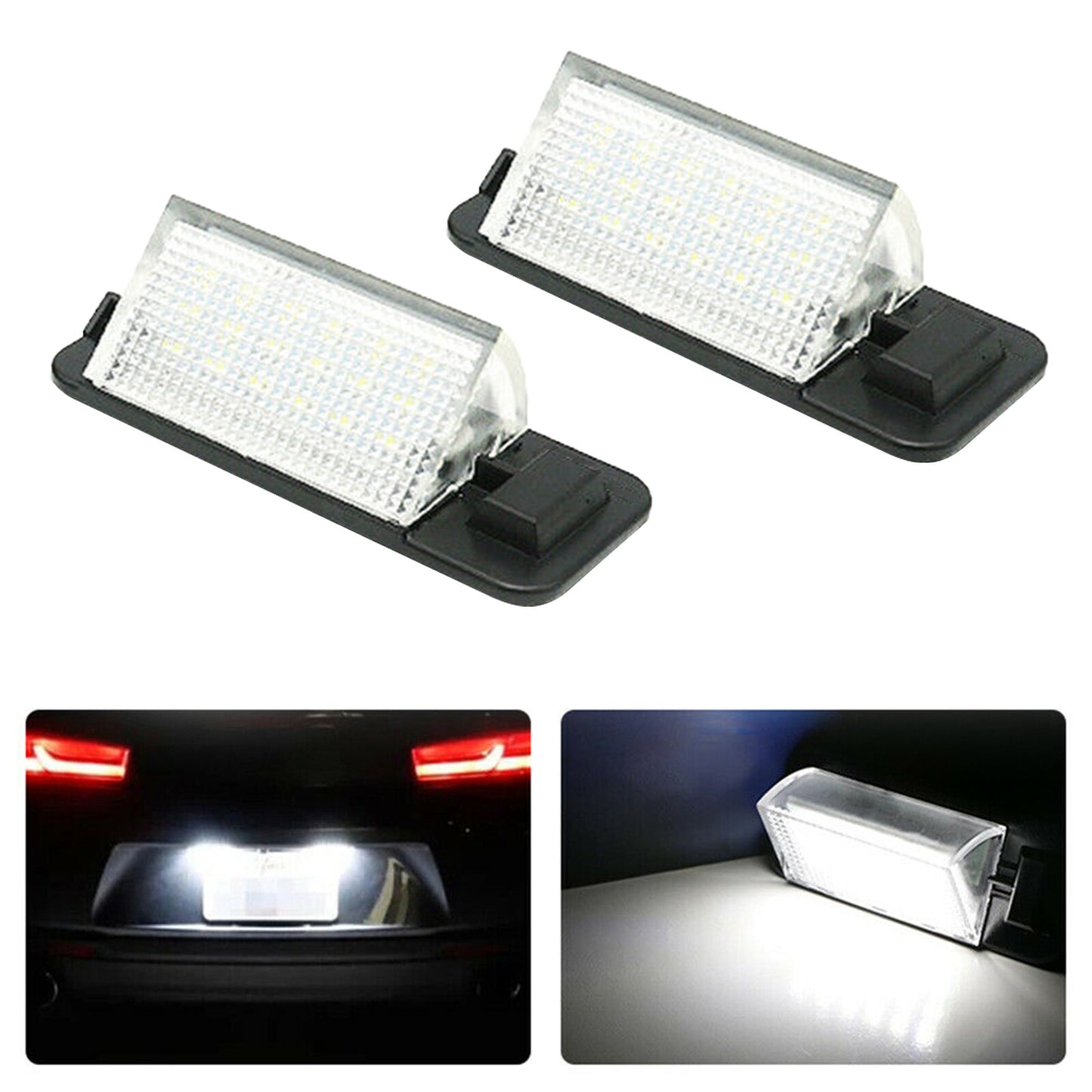 for BMW E36 License Number Plate Light No Error Xenon White Lamp Car Accessories