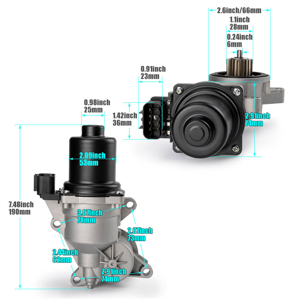 1X Transfer Case Shift Motor Actuator for Chevrolet for GMC 2007-2018 4WD 600-899