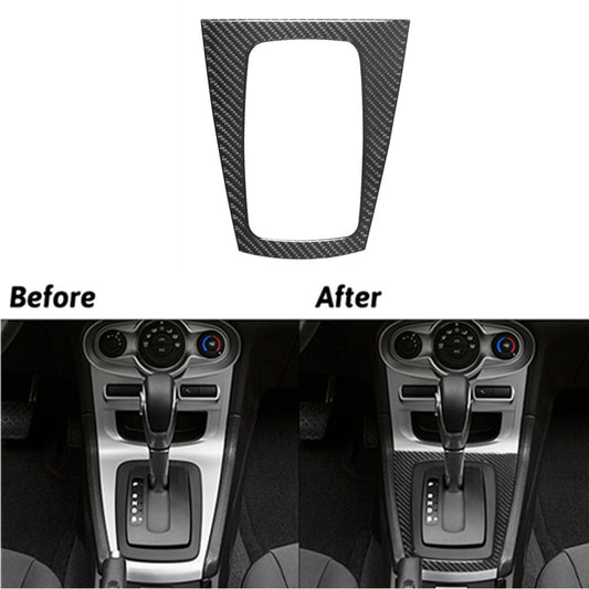 Carbon Fiber Automatic Transmission Surround Trim for Ford Fiesta 2011-2015