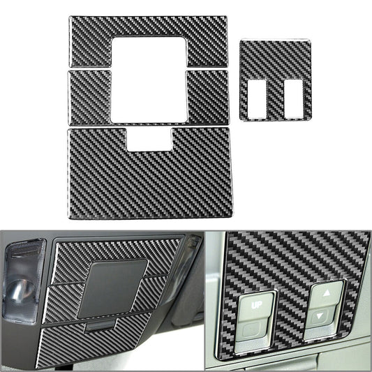 4 Pcs Reading Light Panel Cover Trim for Toyota Tundra 2014-2021