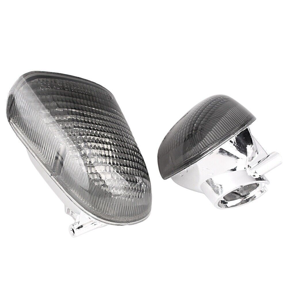 Smoke Rear Turn Signal Blinker Light Lens Cover for Kawasaki ZX11 1993-01