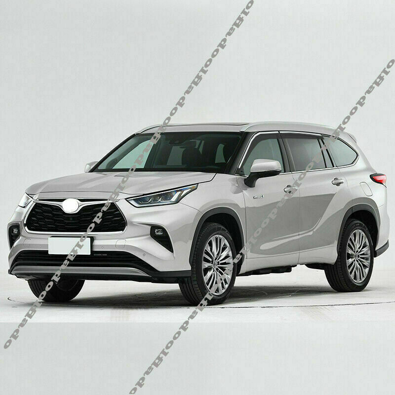 Window Visor Deflectors Vent Sun Rain Wind Guard for Toyota Highlander 2020-2023