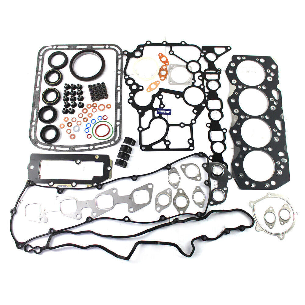 Engine Overhaul Gasket Kit Set for Isuzu NPR NQR NHR NKR ELF Truck 4JJ1 4JJ1-TC