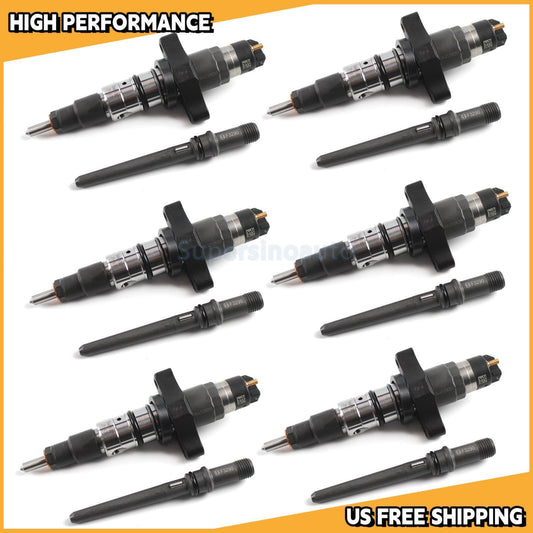 WTY 6x Fuel Injector 0445120255 Fit 03-04 for Dodge for Ram 2500 3500 Truck 5.9L