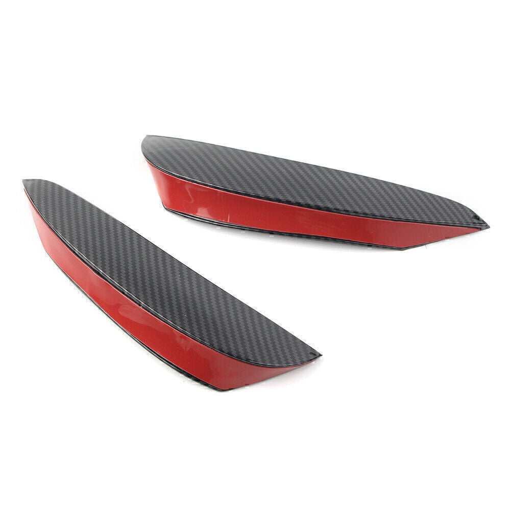 Front Bumper Canards Vent Flaps Carbon Fiber for Mercedes Benz E W213 Sport