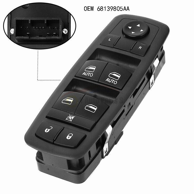 For 2011-2017 for Dodge Front Left Master Window Switch Charger for Chrysler 68231805AA