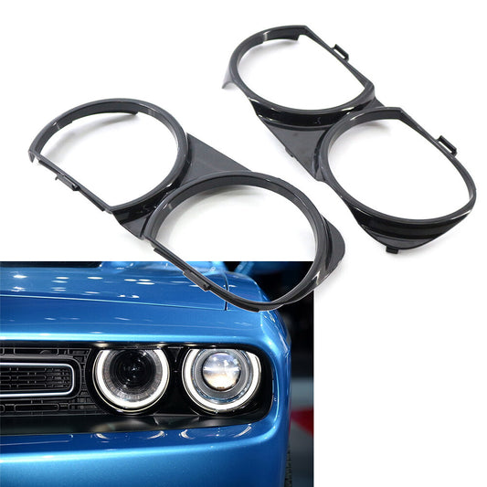 Front Lamp Headlight Bezel Trim for Dodge for Challenger 15-21 68259052AB CH2511101