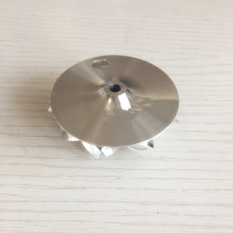 KP39 34.00/46.00 mm 5+5 Blade Performance Turbine Billet Compressor Wheel