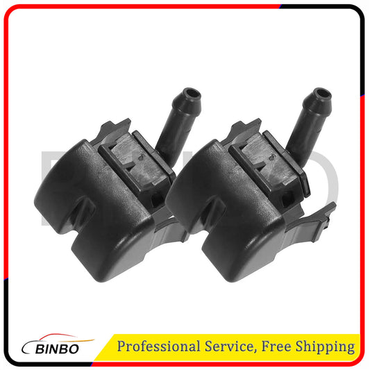 1 Pair Front Windshield Washer Nozzles Spray Jet Fit for BMW 3 Serie E46