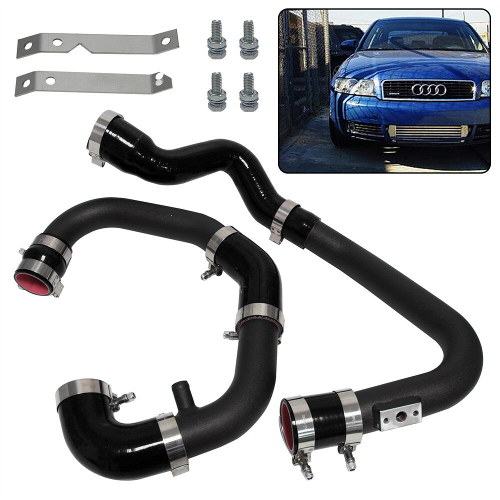 Intercooler Piping For 02-06 for Audi A4 1.8T Turbo B6 Quattro Bolt On Front Mount